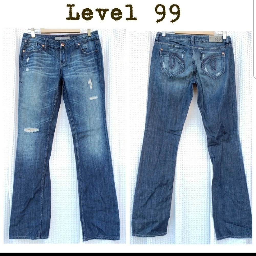 Level 99 jeans straight leg size 28